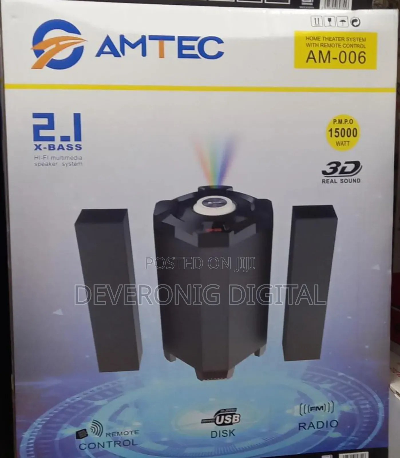 *Amtec 006 Multimedia Speakers + Subwoofer