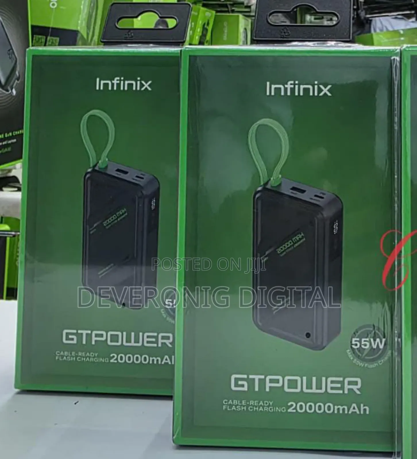 Infinix Gtpower *55w* Xp20gt 20000mah Power Bank