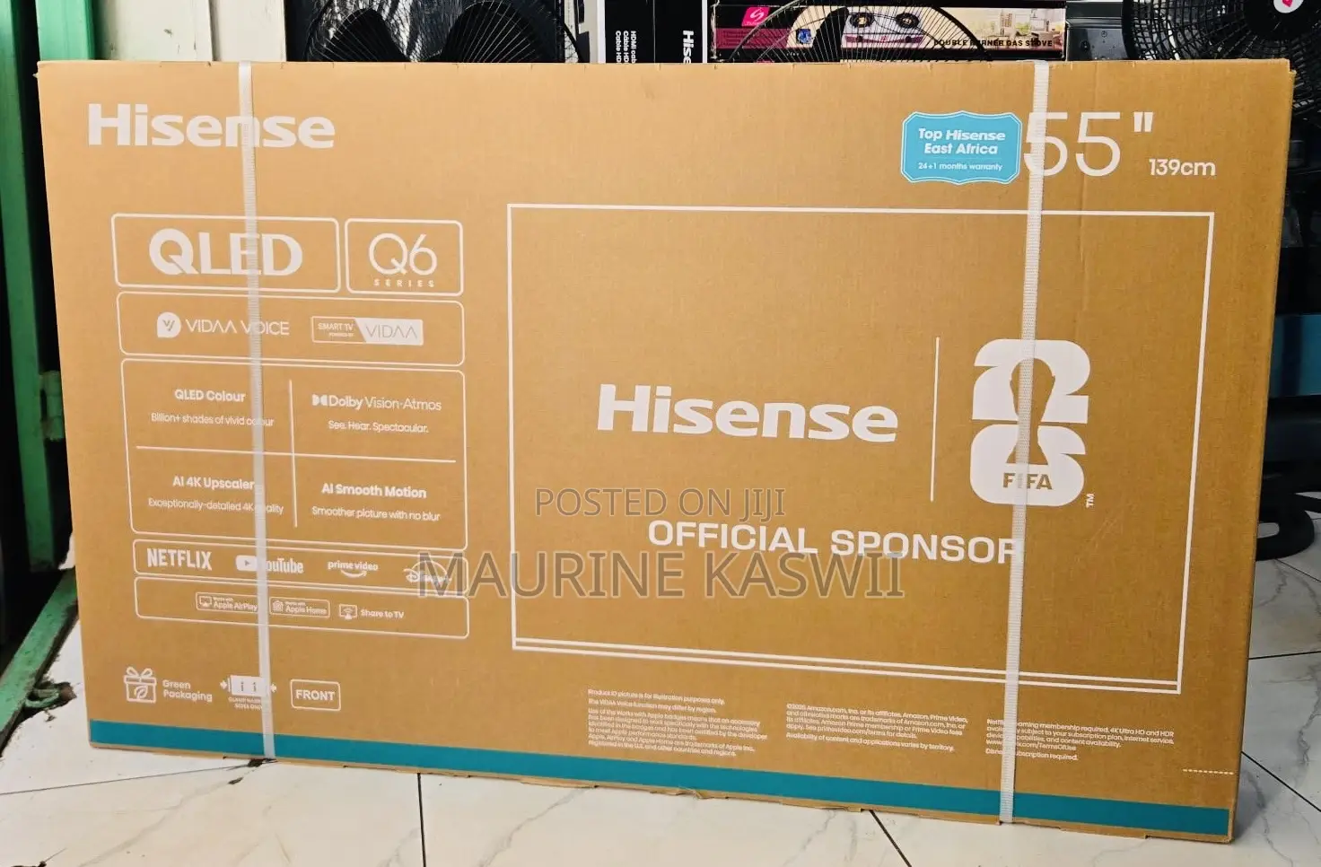 Hisense 55” Inch Qled Tv -55q6 Series 6(2026)