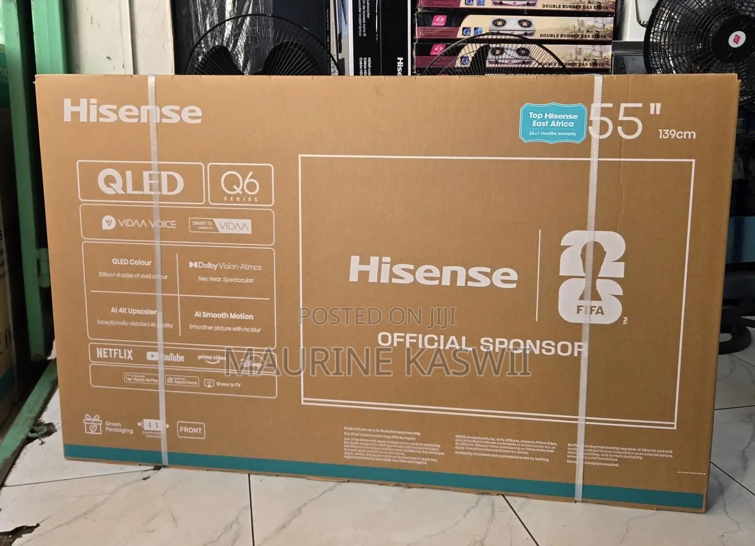 Hisense 55” Inch Qled Tv -55q6 Series 6(2026)