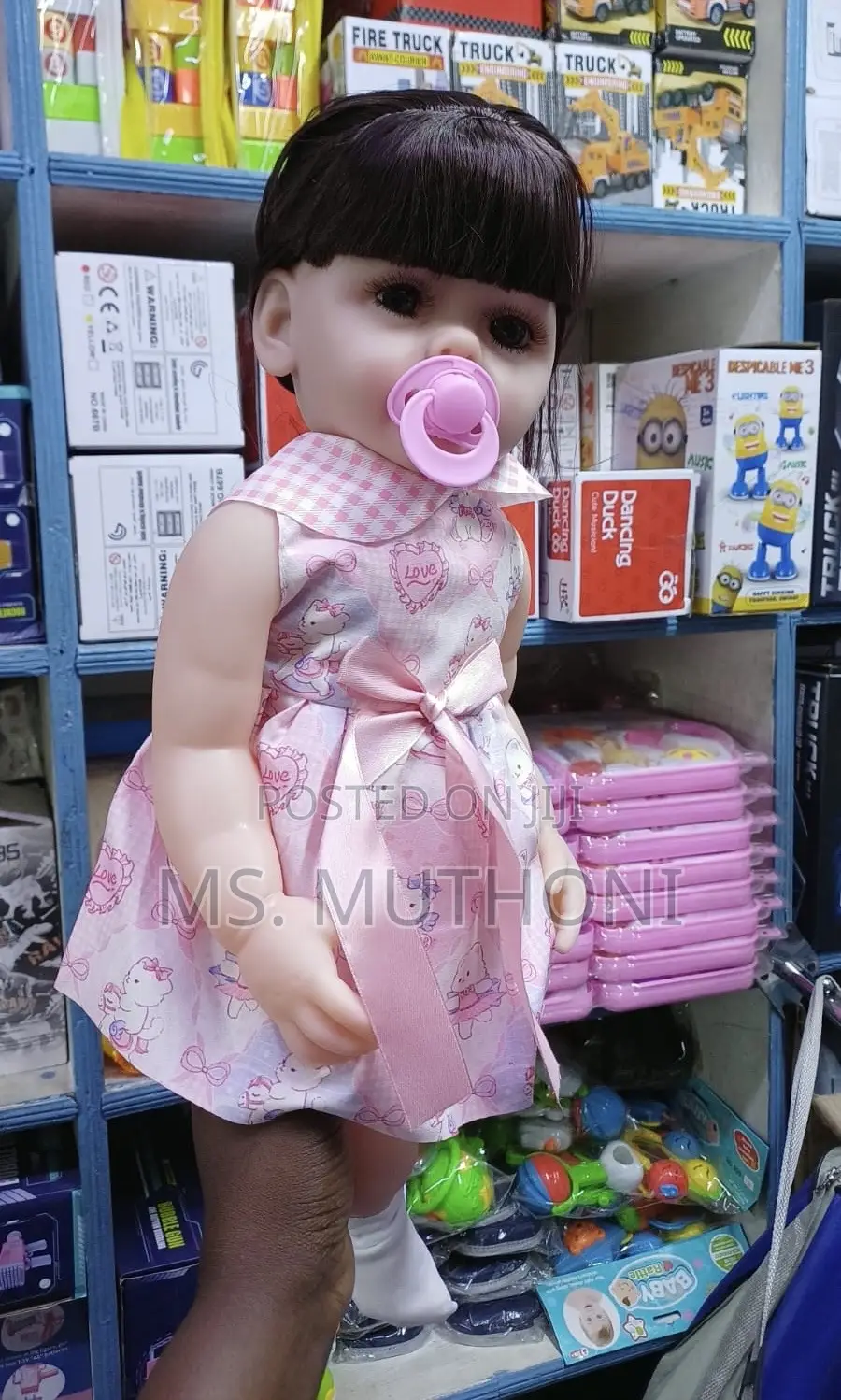 Silicone White Baby Doll or "Reborn" Doll.