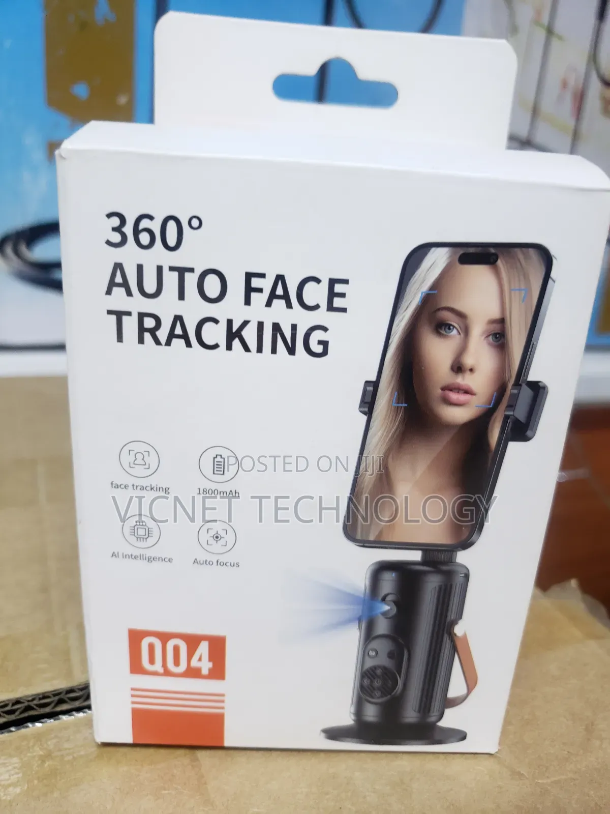Table Mount 360° Rotation Auto Face Tracking Gimbal