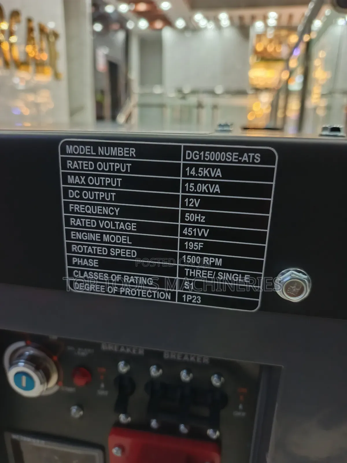Cigma Uk 15kva Three Phase Diesel Silent Generator