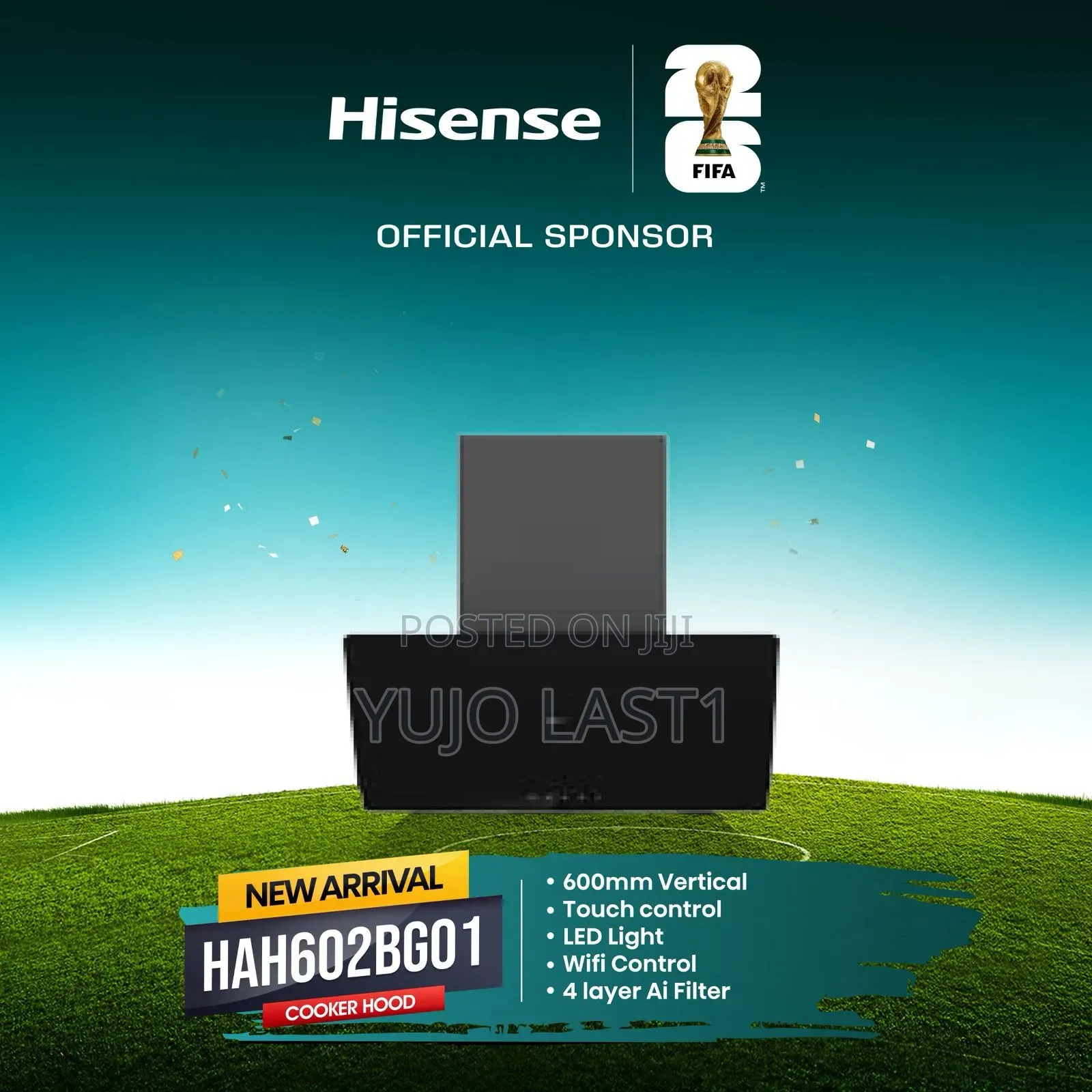 Hisense Hah602bg01 Vertical Hood 60cm