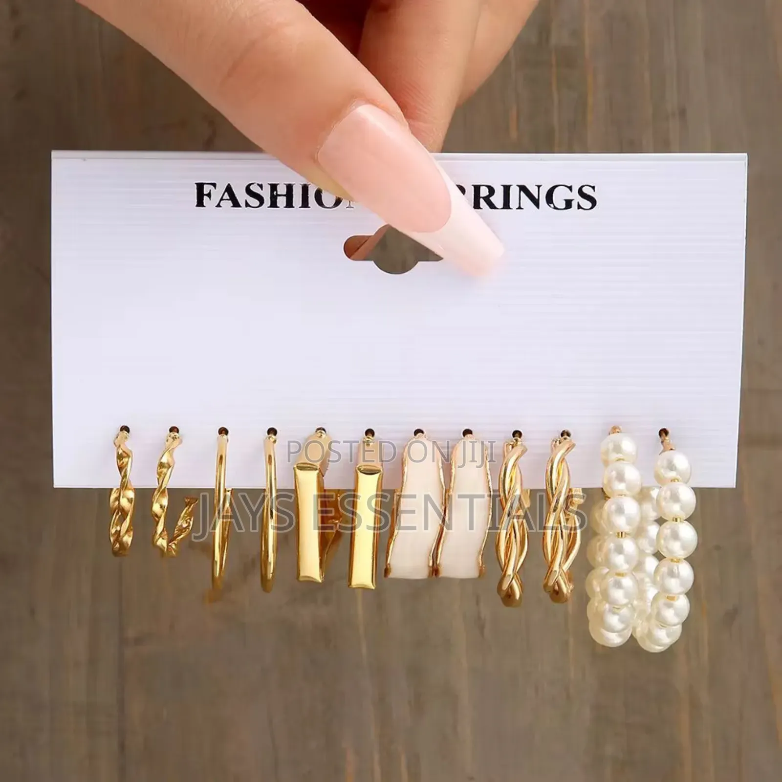 Stud and Hoop Sets of Earrings