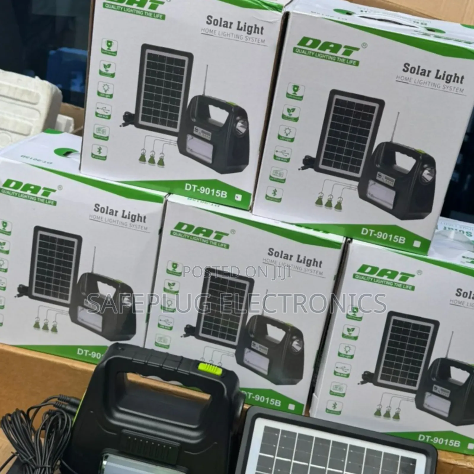 3-in-1 Solar Light (Wall/Stand/Garden) - Dat Dt-9015b 15w | Auto On/