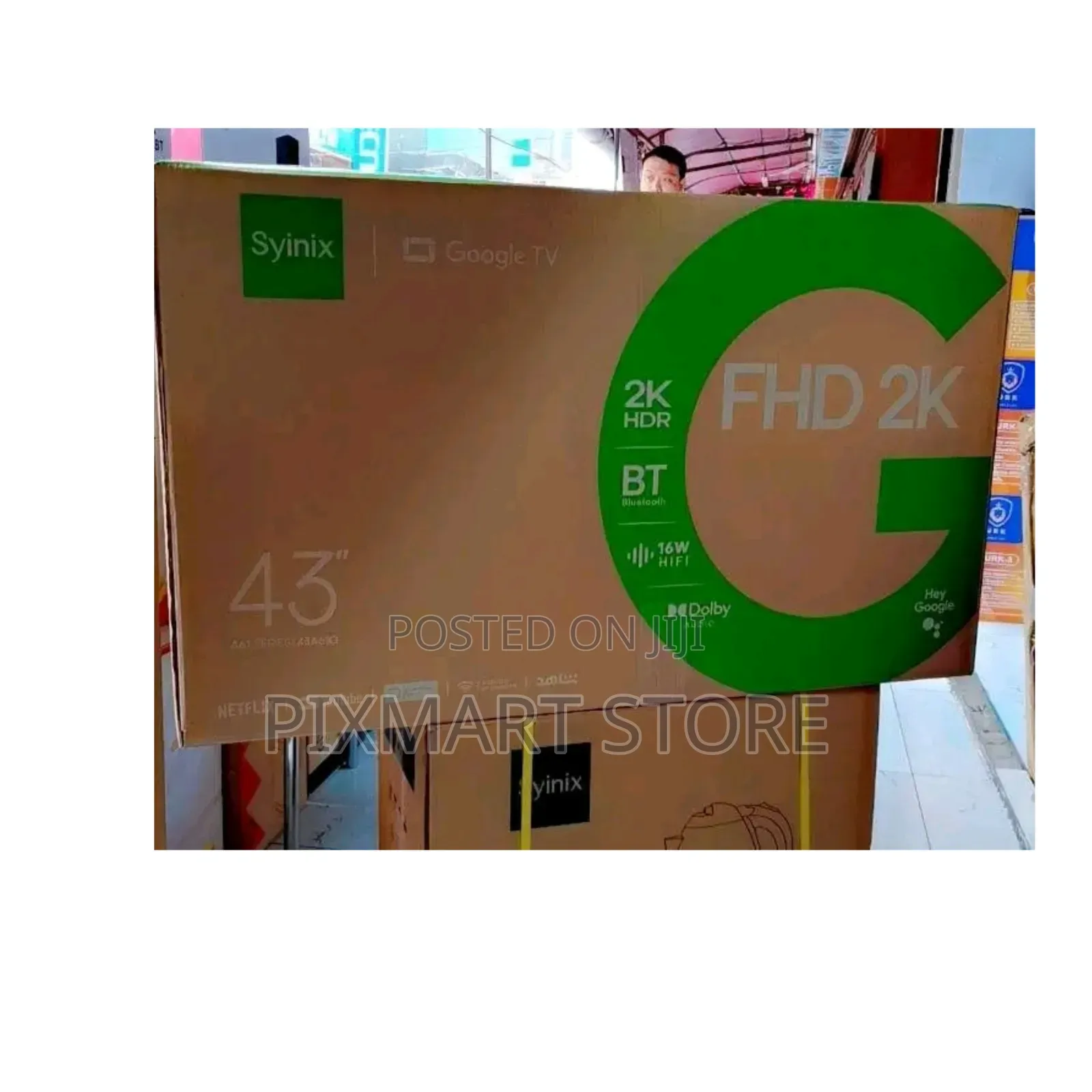 Syinix 43a61h Qled Tv – Netflix, Youtube, Bluetooth Ready