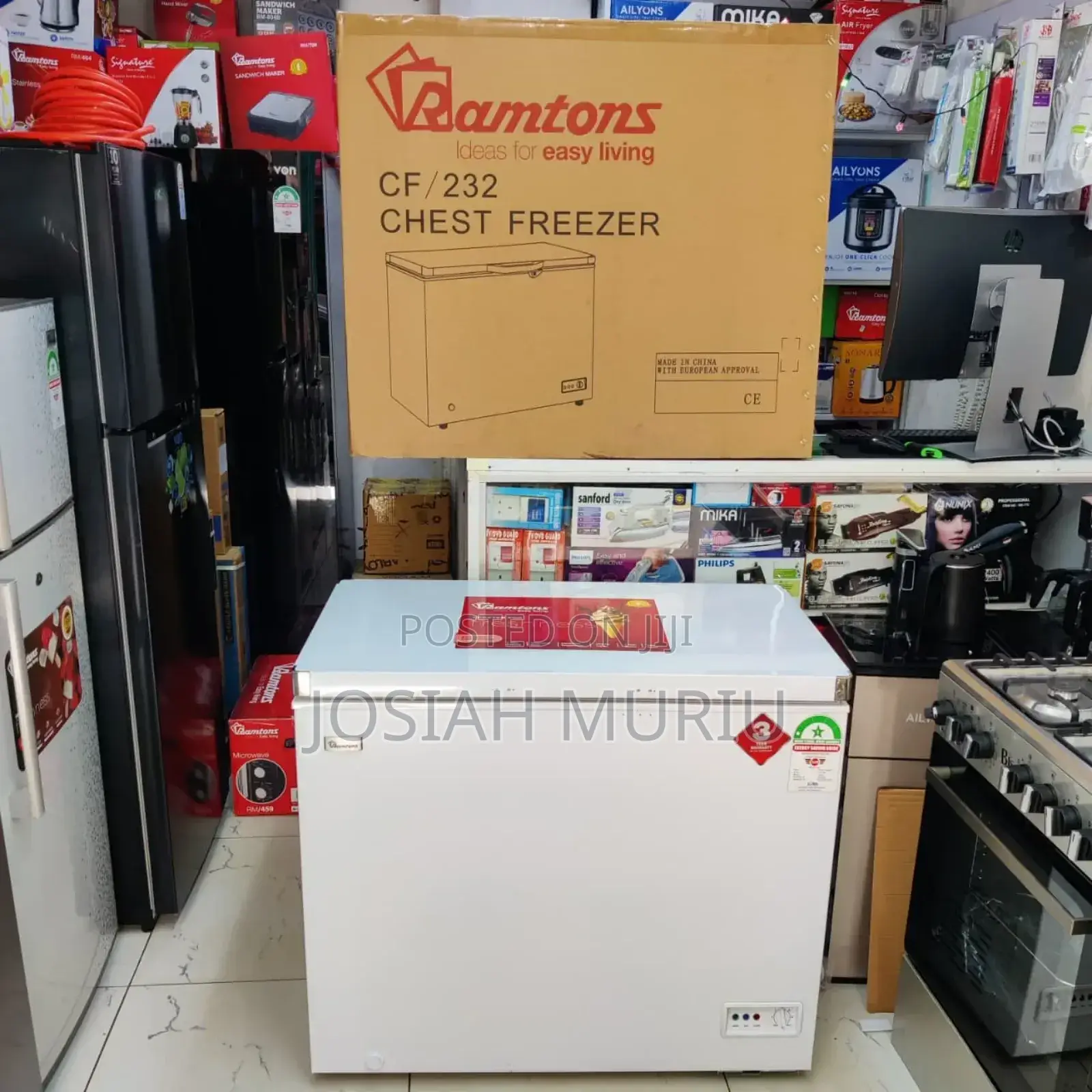 *Ramtons Chest Freezer 190l Cf232