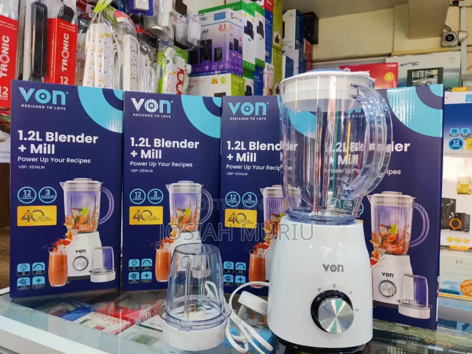 *Von 2 in 1 Blender 350w