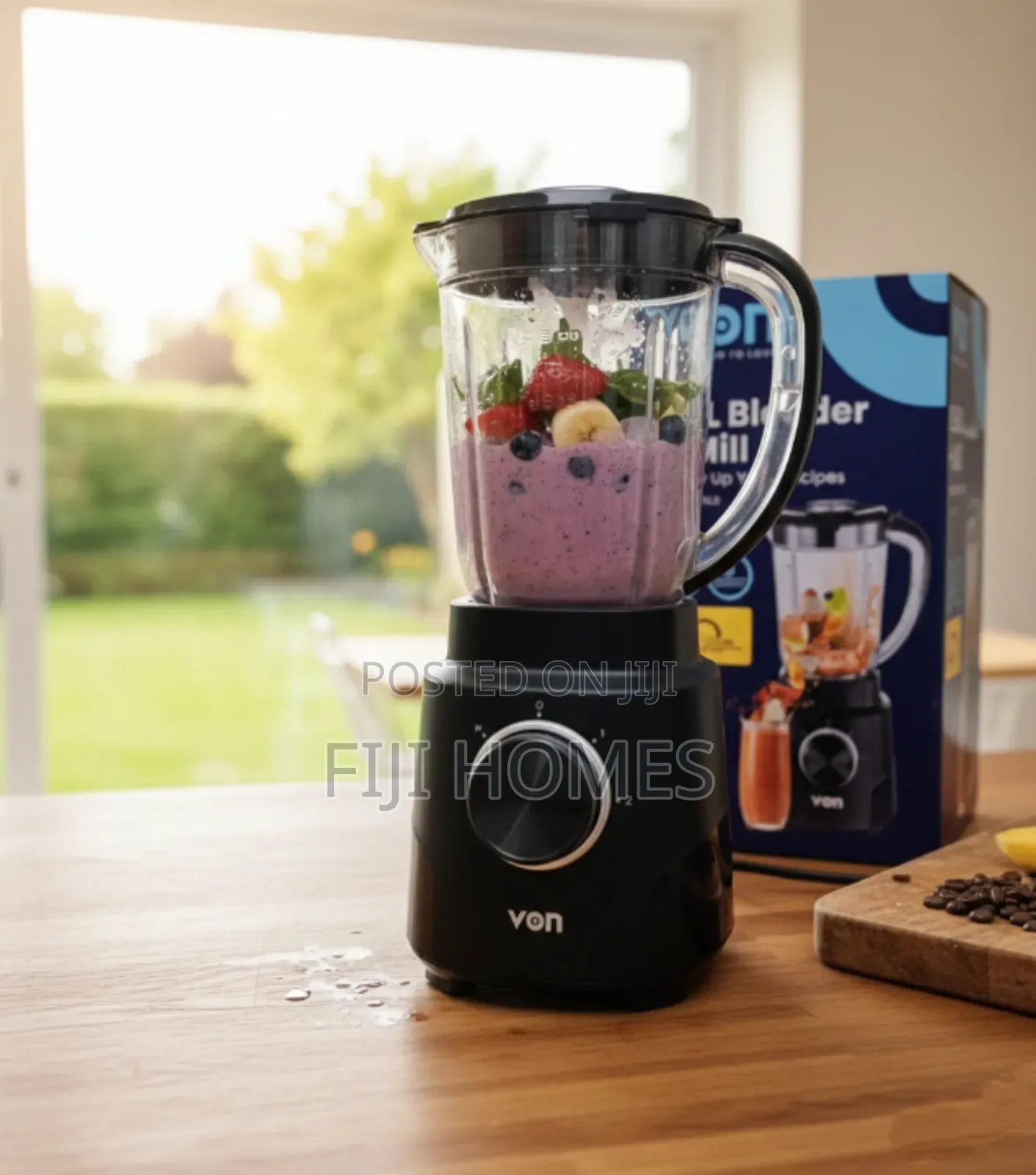Von 1.5l Blender + Grinder | 500w 2-in-1 Electric Blender
