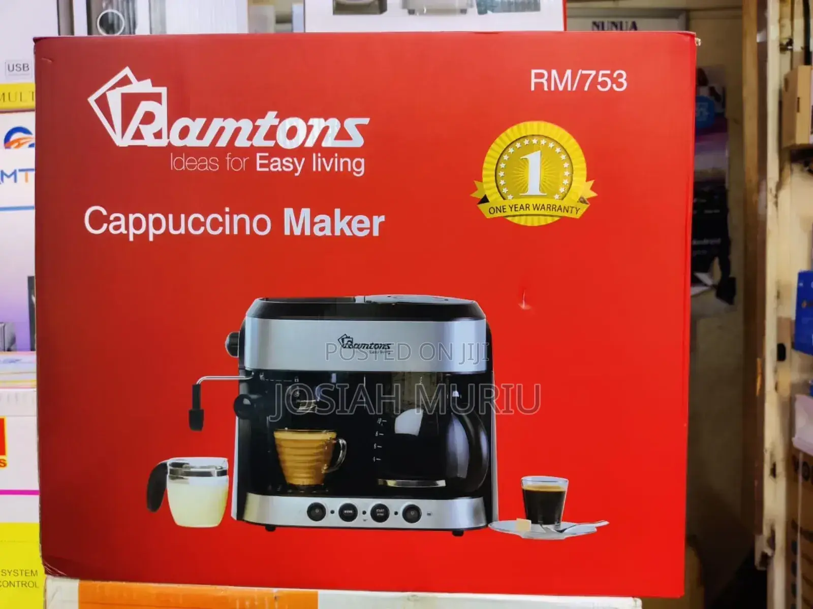 Ramtons Rm/753 Cappuccino Maker.