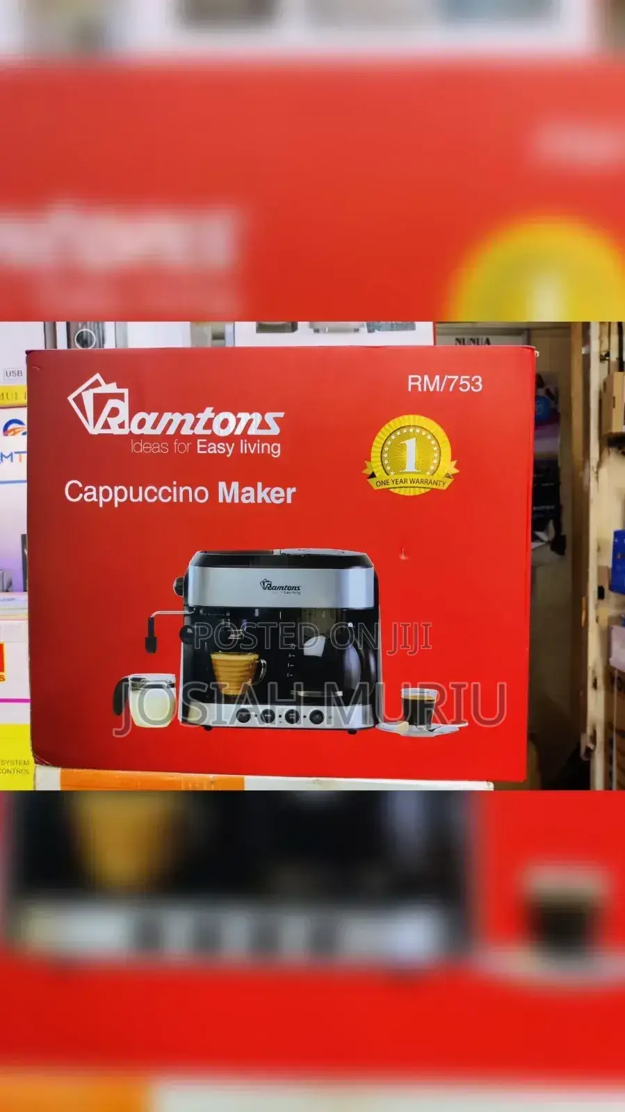 *Ramtons Cappuccino Maker Rm753