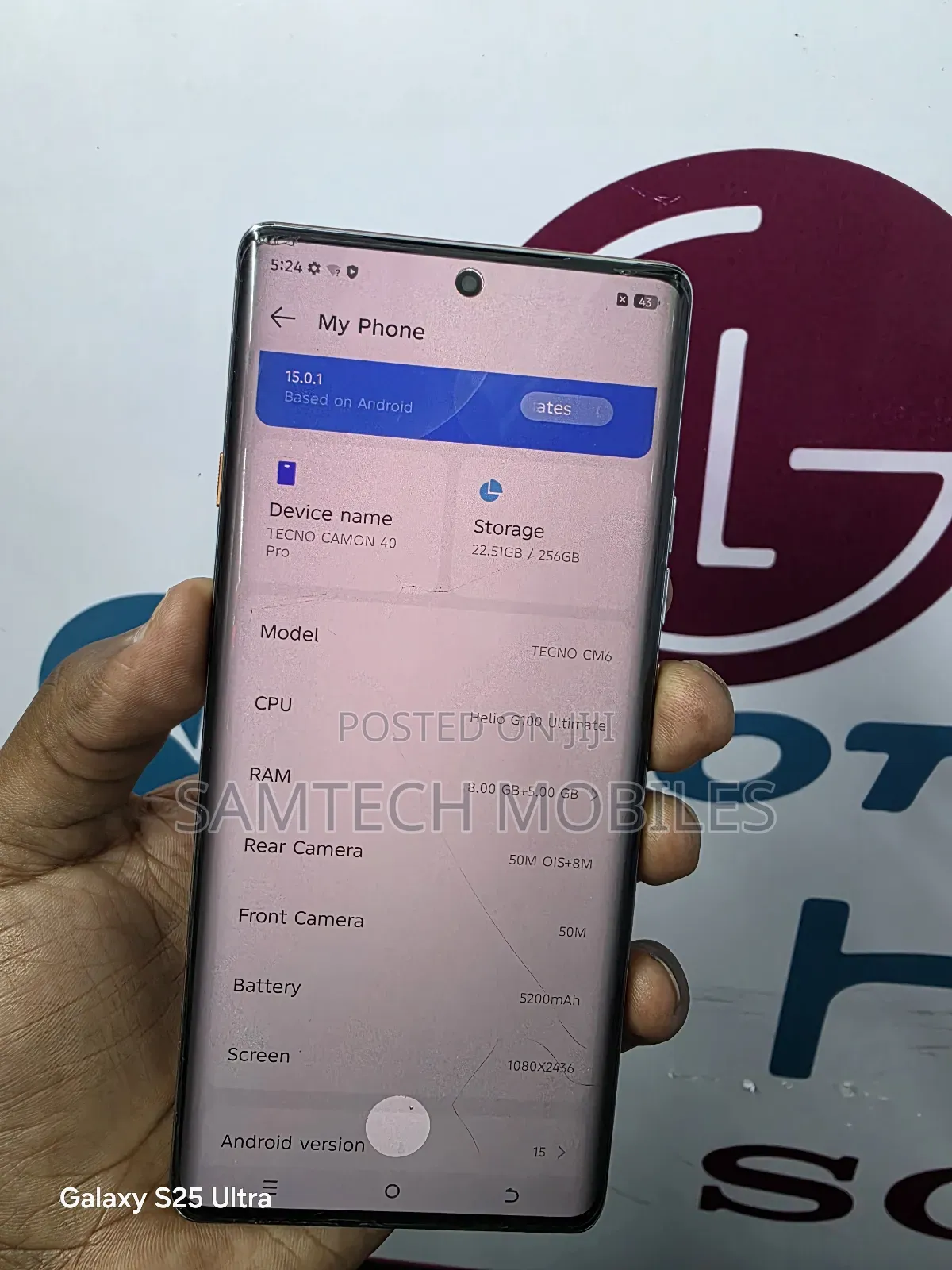 Tecno Camon 40 Pro 256 GB Blue
