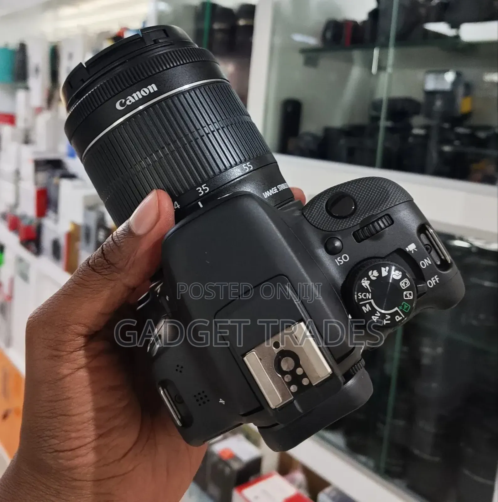 Canon Eos Rebel Sl1 DSLR Camera With 18-55mm
