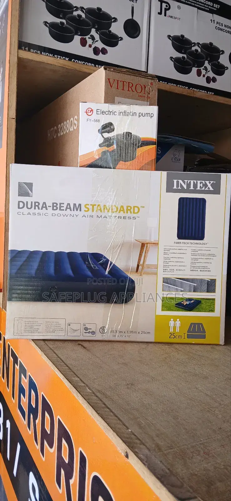 4 × 6 Compact Inflatable Mattress for Home Travel
