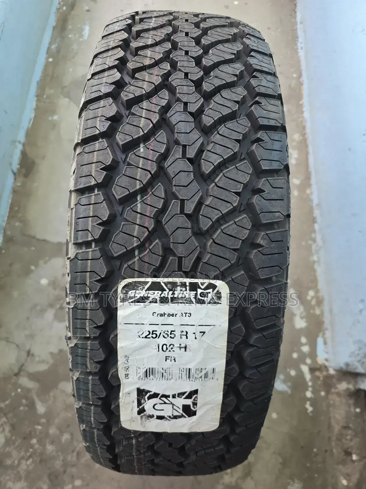 225 /65 R17 General General Graber (All Terrein)