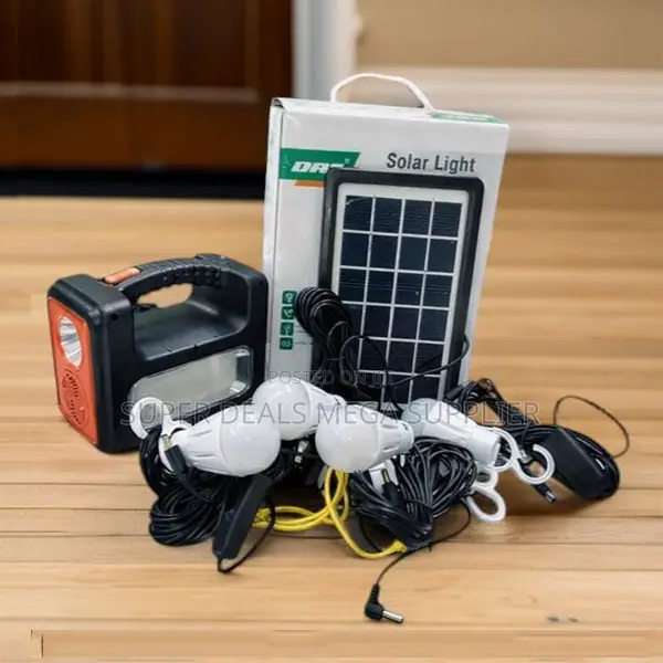 Dat at-9011b Solar Home System With Usb Charging and Fm Radio