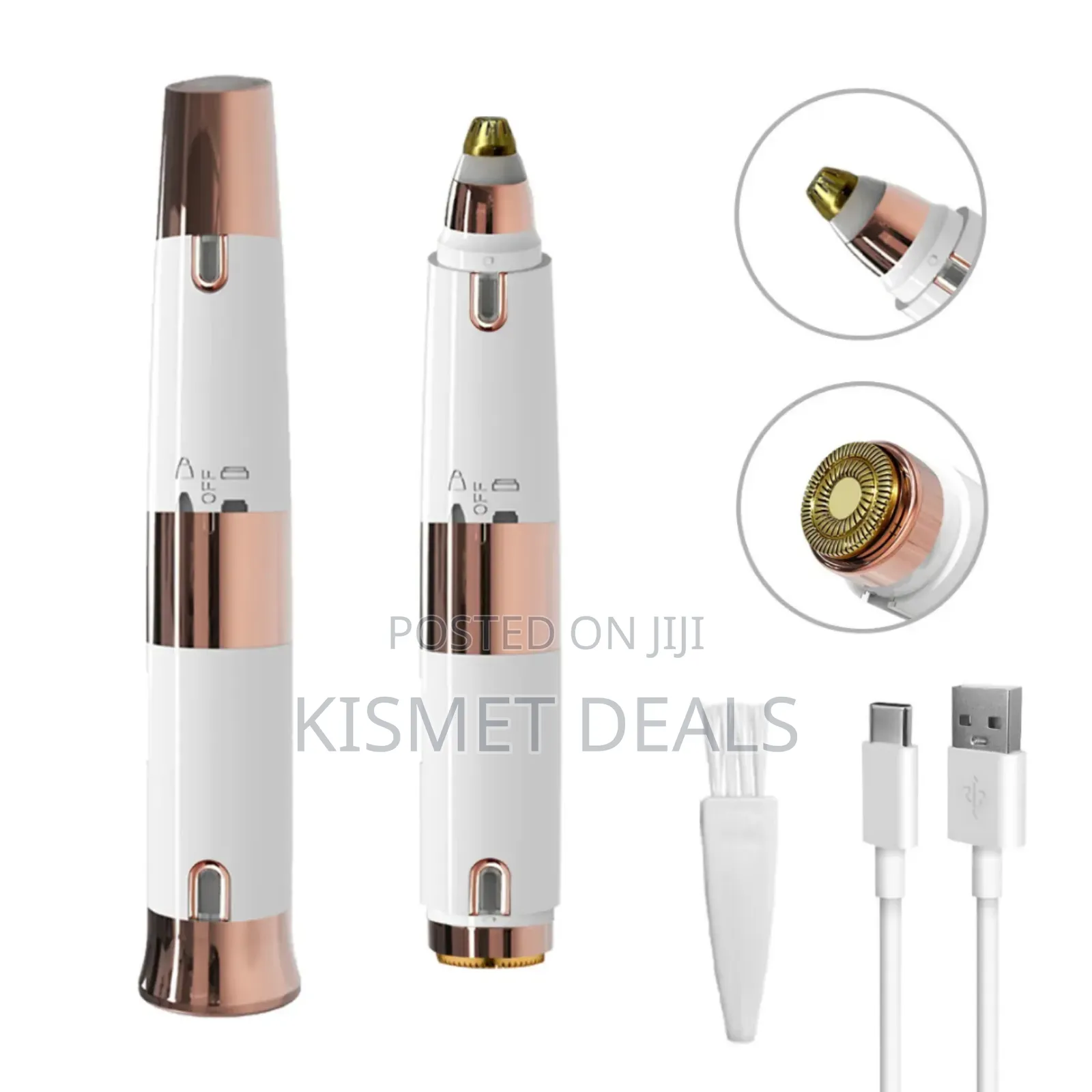 Rechargeable Flawless Duo Perfect Shaver 2 in 1 for Eye Brows