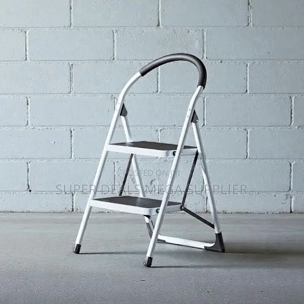 Sturdy Steel Convenient and Durable 2 Step Ladder Stepladder