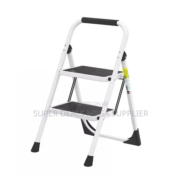Non Slip Portable Aluminum 2 Step Ladder Stepladder Ideal for Home Use