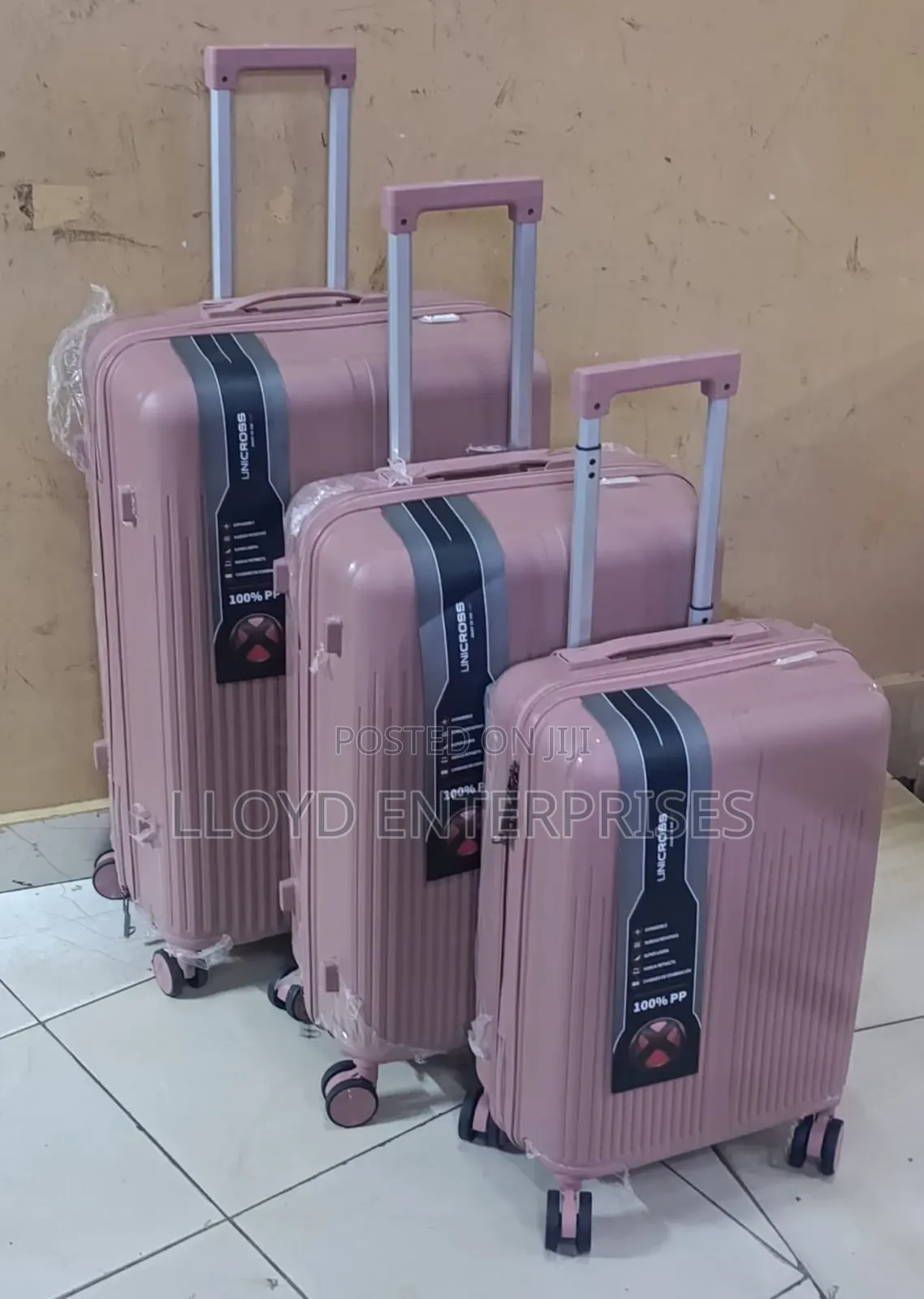 Unbreakable Pp Suitcases -3pcs