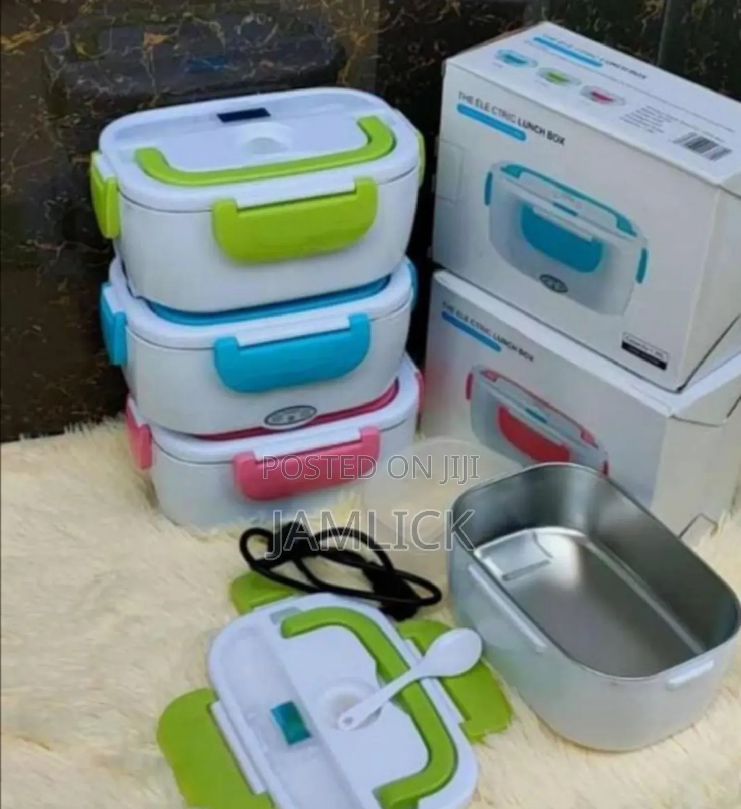 Electric Lunch Box – Portable Food Warmer For Office Travel –Jf