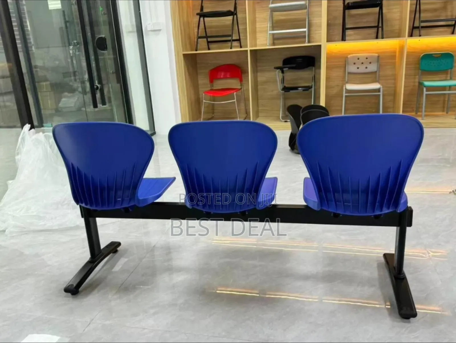 3 Seater Visitor Waiting Chair Bench
