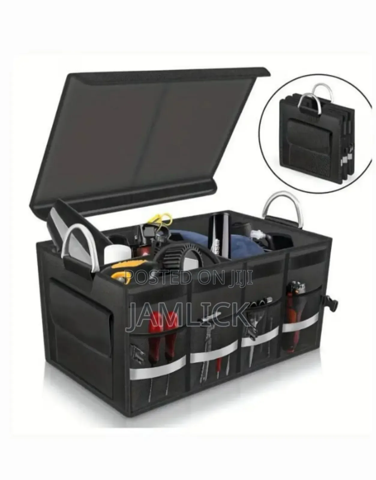 Heavy Duty Car Boot Organizer Storage Box –Cr