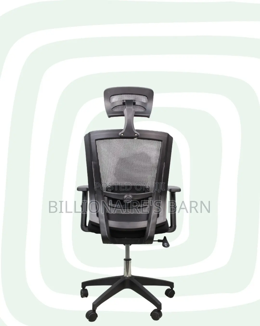 Headrest Office Chair — Easy Adjustments, Adjustable Headrest Support