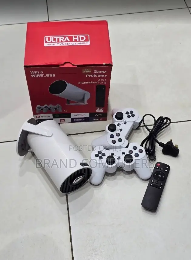 Hy300 New Portable Mini Projector With Projector Video Game Console