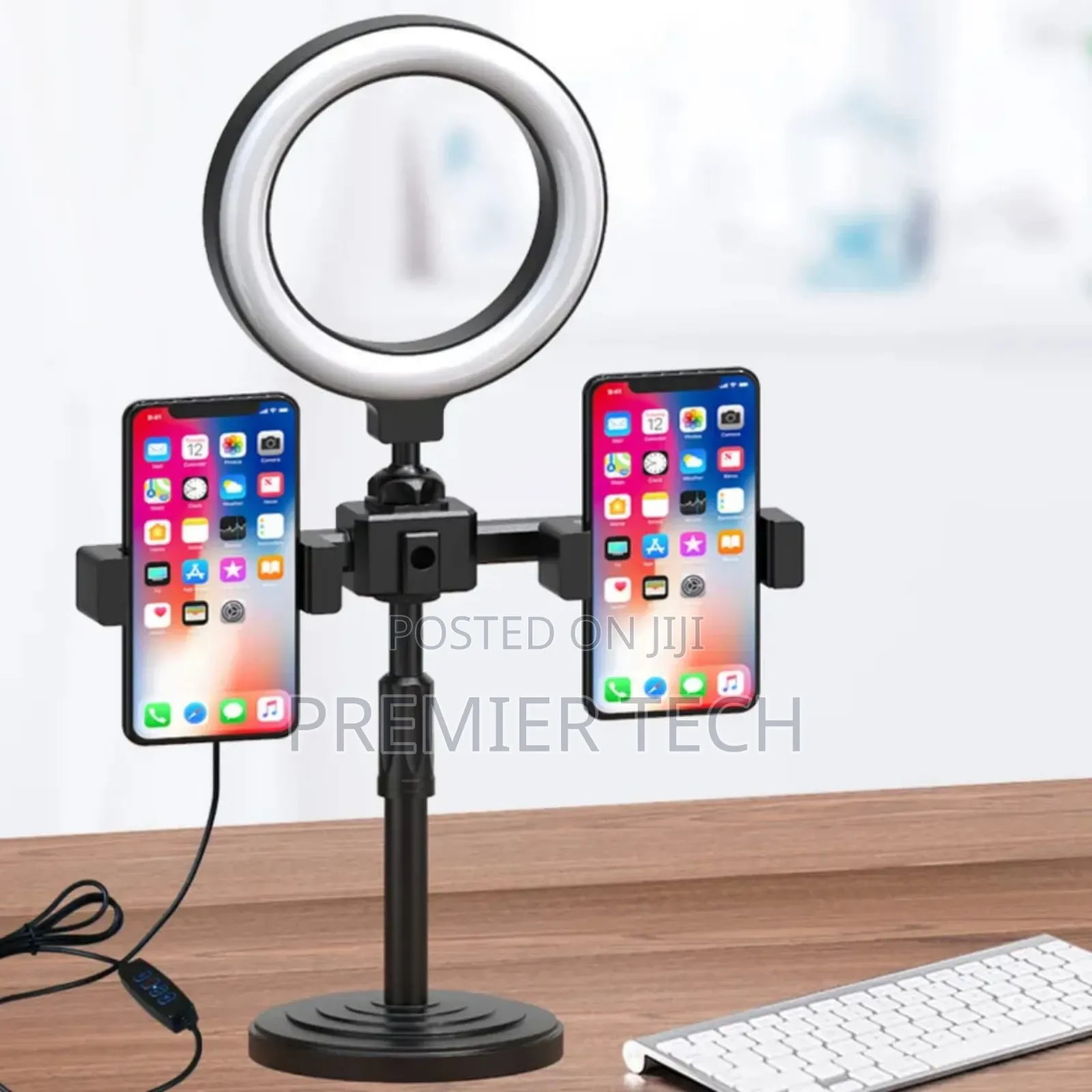 3 Coloured Tripod Stand Ringlight*
(Has a Remote 2 Phone Holders)