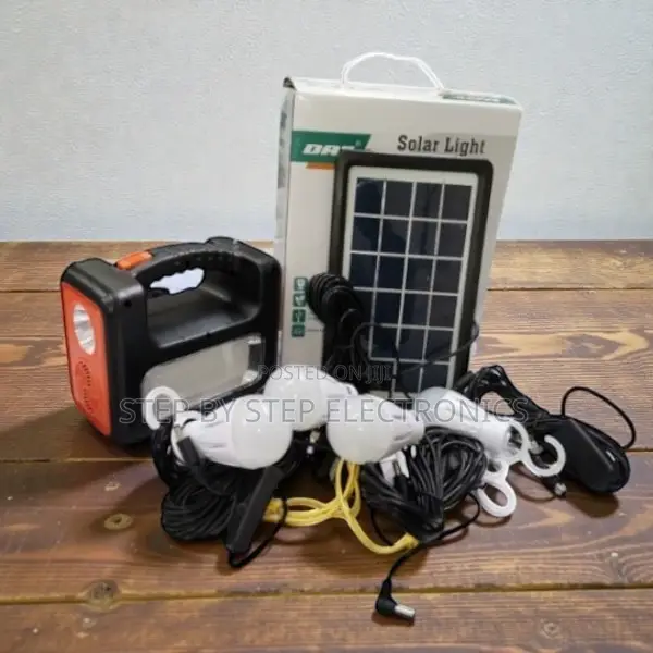 Dat at-9011b Solar Lighting System With Mp3 Player Led Bulbs