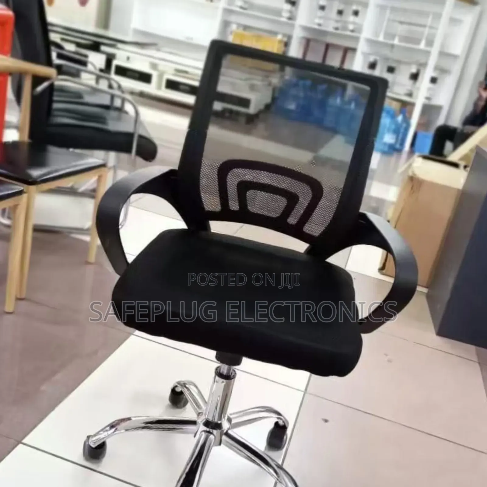 Office Chair Kenya - Fabric Seat + Lumbar Support |