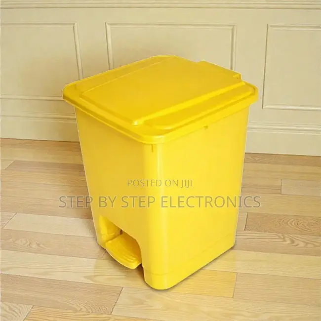 Restaurants Use 30l Hard Plastic Step Pedal Waste Garbage Dust Bin