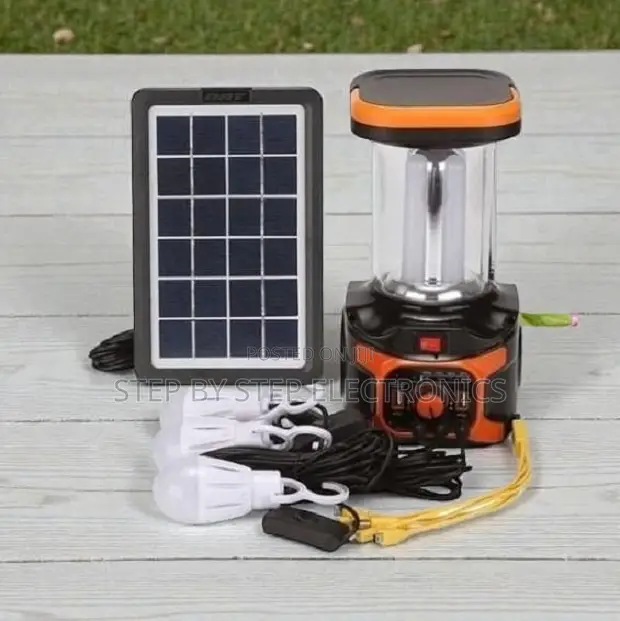 Dat-at 9016b Home Solar Kit With Fm Radio, Usb Led Bulbs