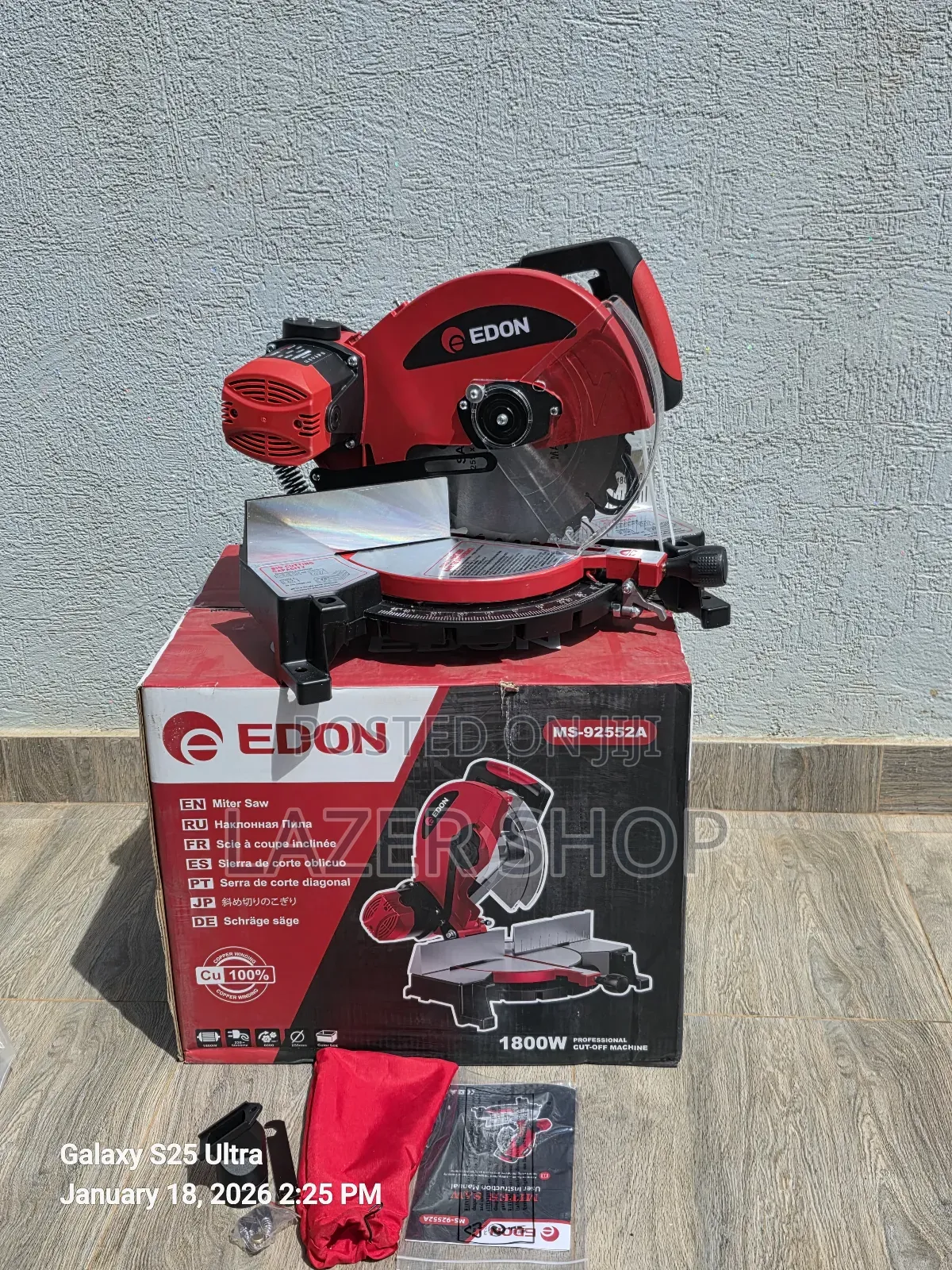 Edon Mitre Saw
1800watts