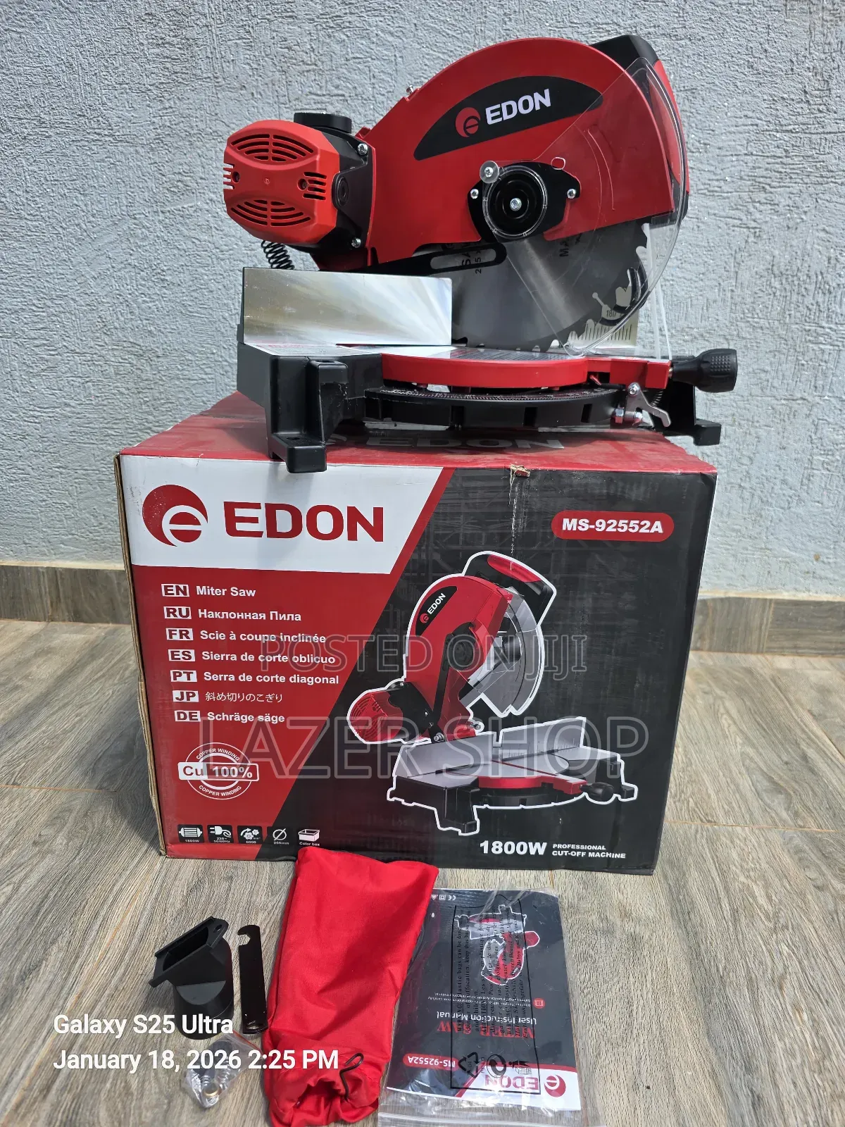 Edon Mitre Saw
1800watts