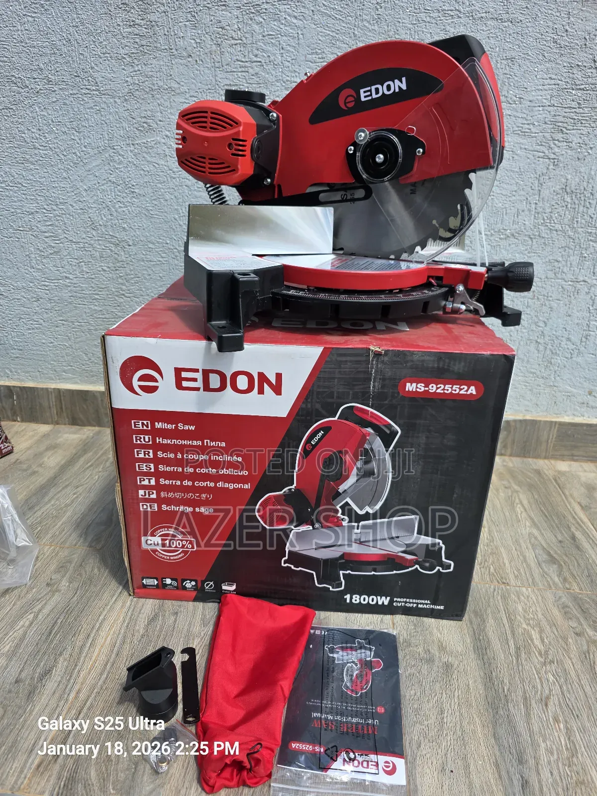 Edon Mitre Saw
1800watts