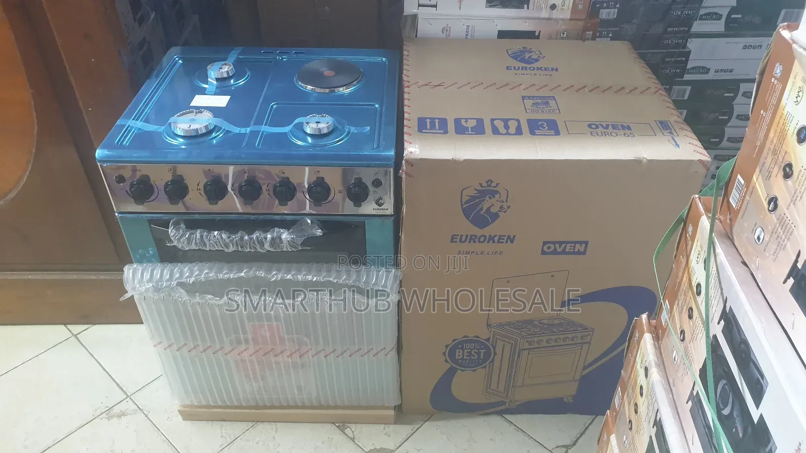 Euroken 3+1 60*65 Standing Cooker