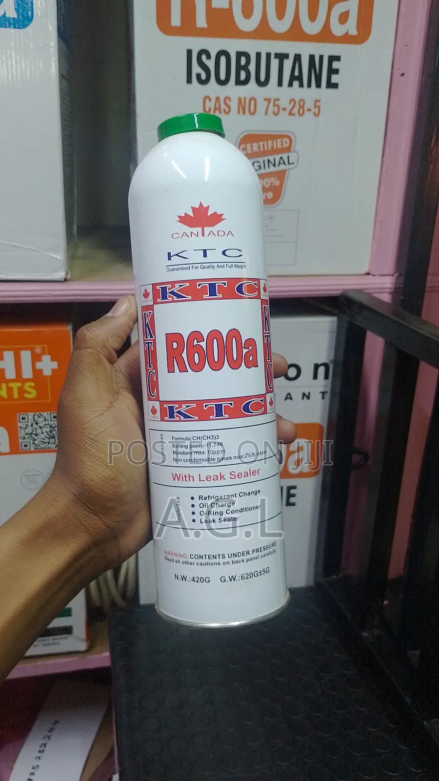 KTC R600a Refrigerant Gas