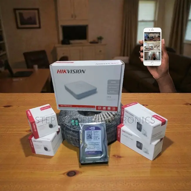 1-Year Warranty 4 Hikvision 1080p 2mp CCTV Complete System Kit