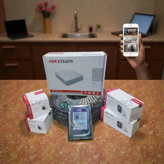 Security Surveillance 4 Hikvision 1080p Full Hd CCTV Cameras Kit
