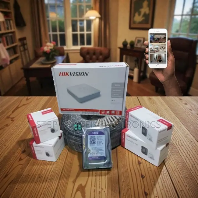 Convenient 4 Hikvision 1080p Full Hd CCTV Complete System Kit