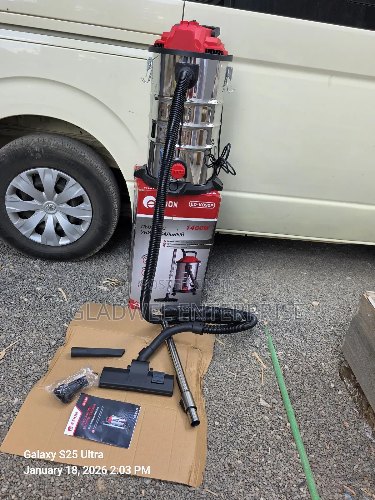 Edon Electric Vacuum Cleaner 30l