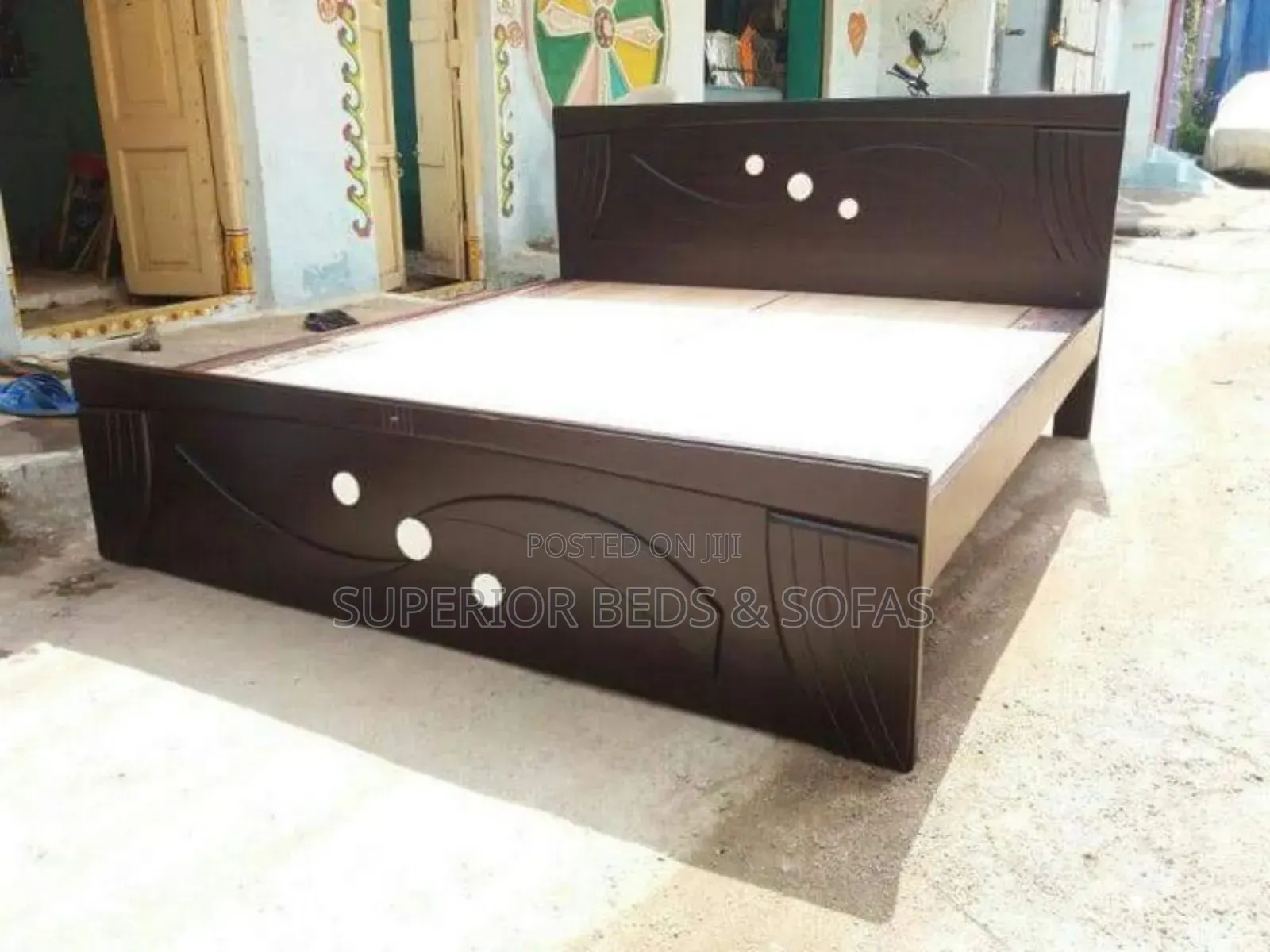 Modern Panel 6 by 6 Bed.