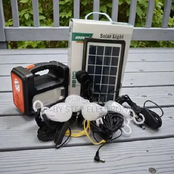 Dat at-9011b Solar Home System With Usb Charging Fm Radio
