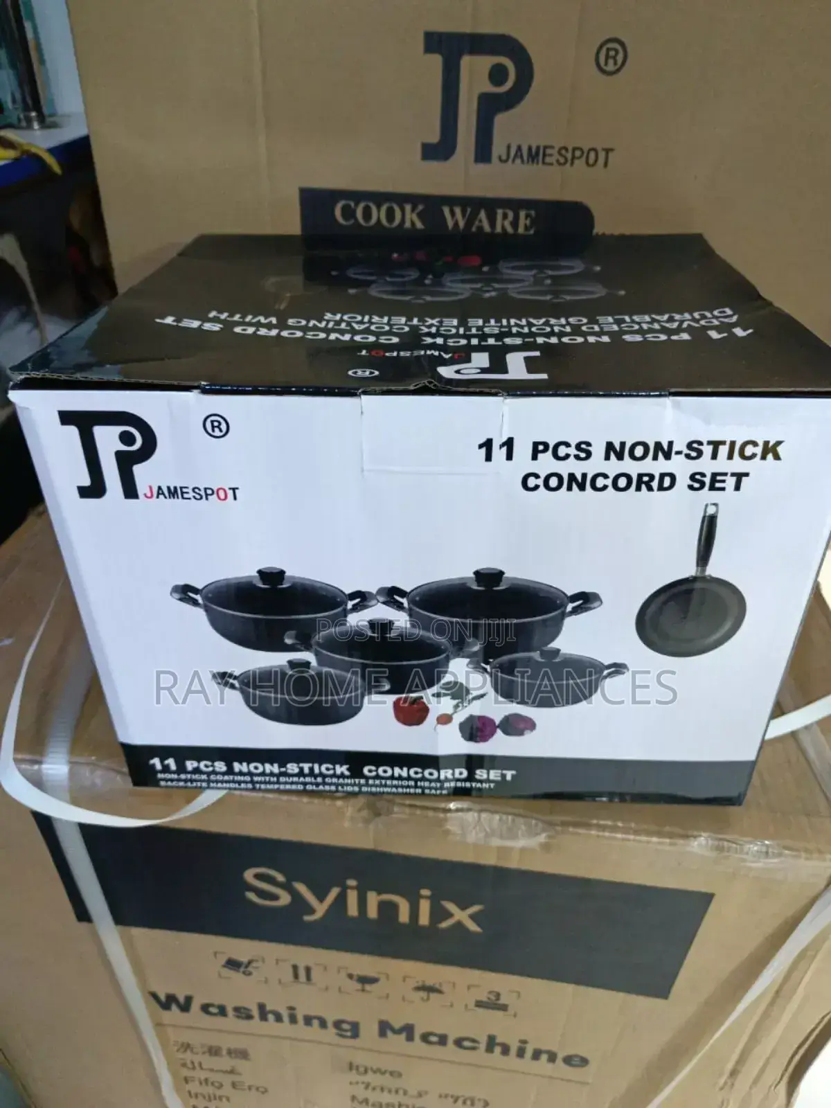 11 Pieces Heavy Duty Jamespot Non Stick Cookware Set
