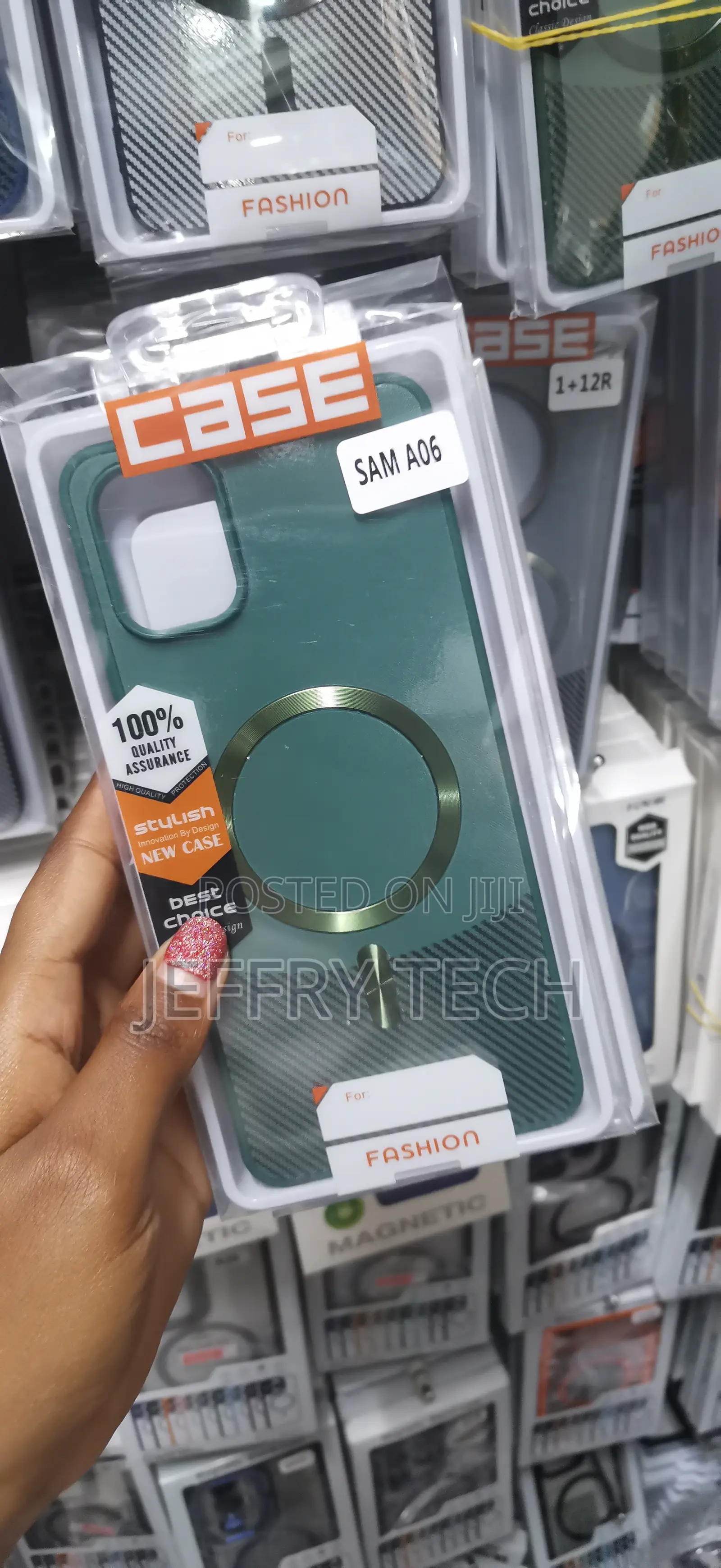 Weiqing Samsung Galaxy A06 Hard Tpu Magnetic Compatible Case
