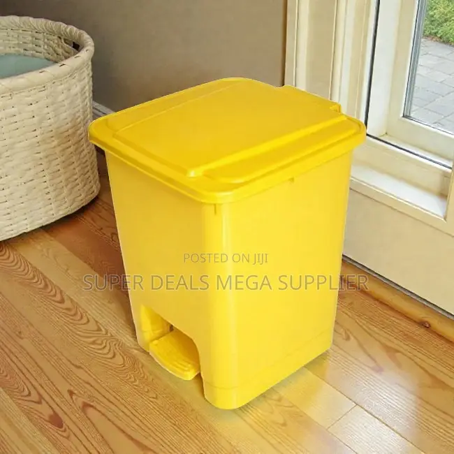Large Capacity 30l Hard Plastic Waste Garbage Dust Bin for Home Use