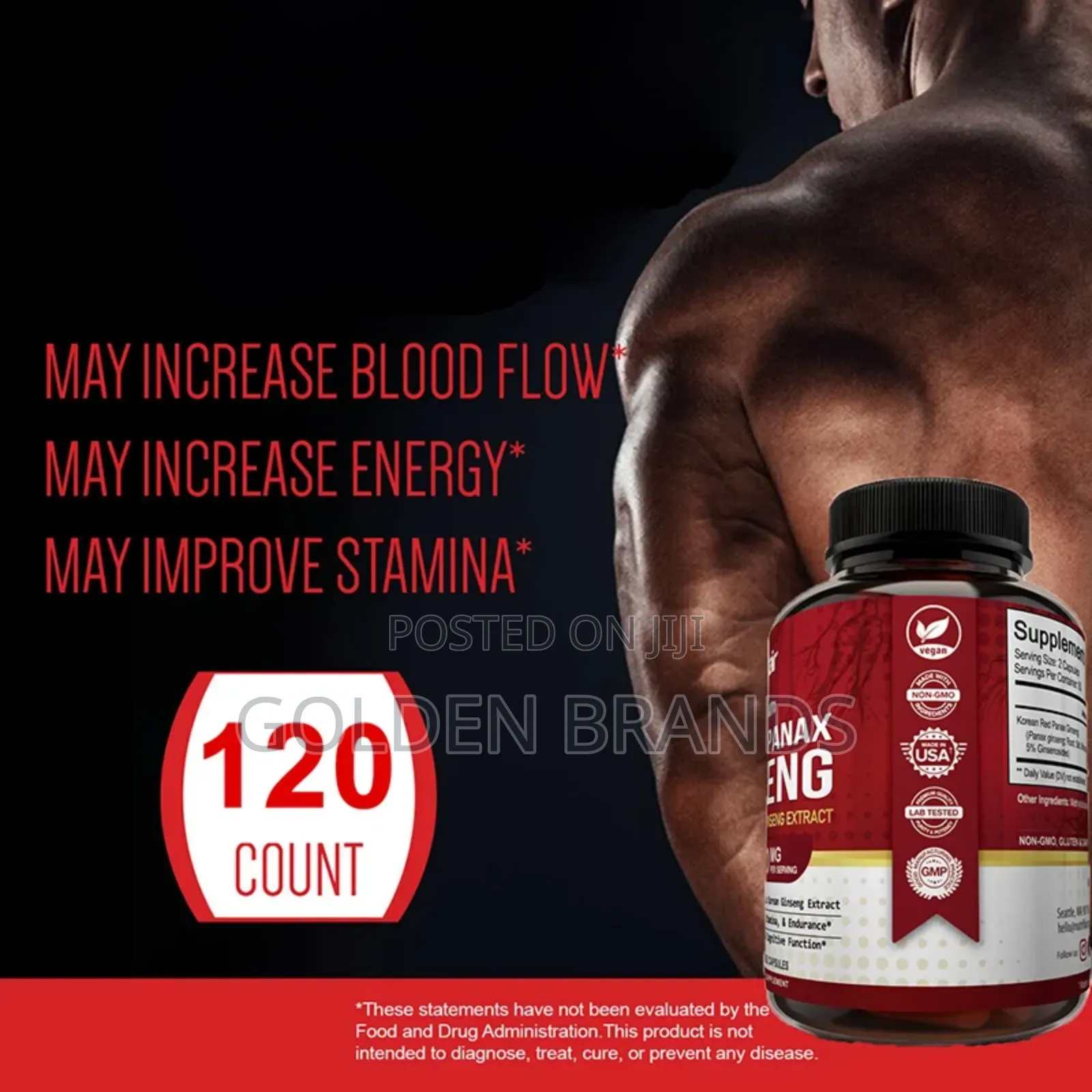 Pure Red Ginseng: Natural Energy, Focus Endurance Booster